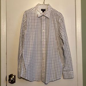 Banana Republic men’s button down long sleeve shirt size L (16-16 1/2) Slim Fit